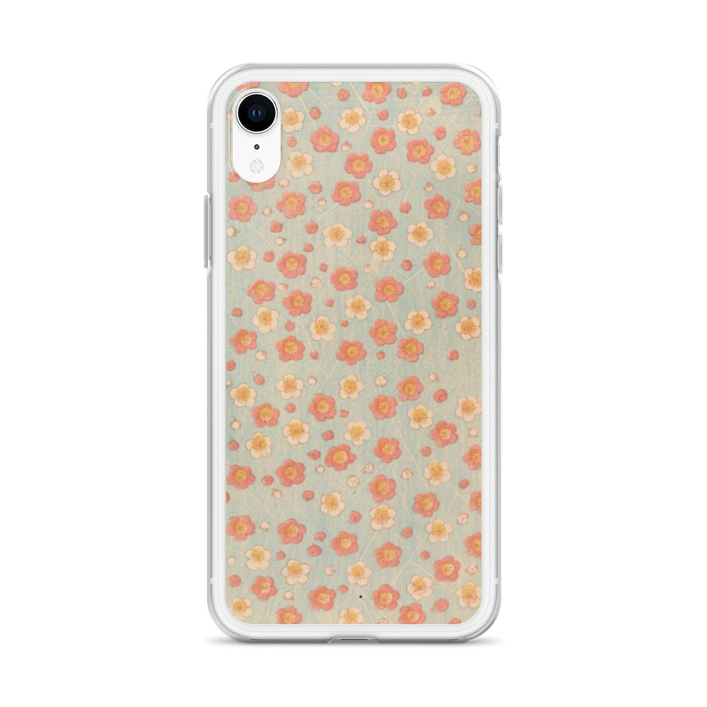 大正レトロ 梅柄 iPhoneケース