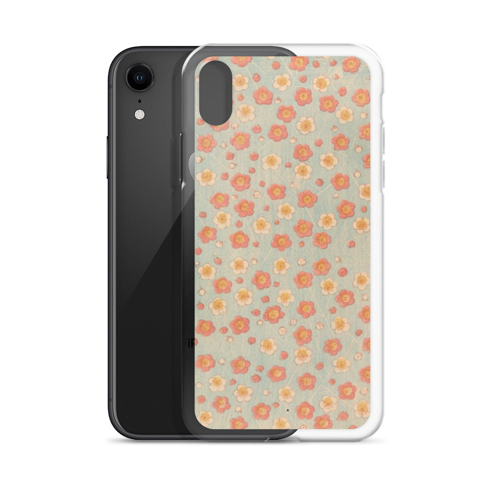 大正レトロ 梅柄 iPhoneケース
