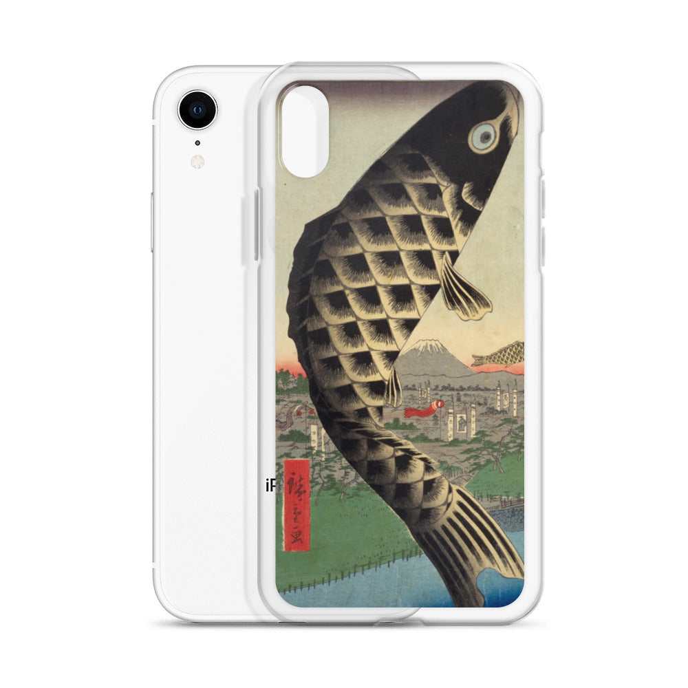 大正レトロ 鯉のぼり iPhoneケース