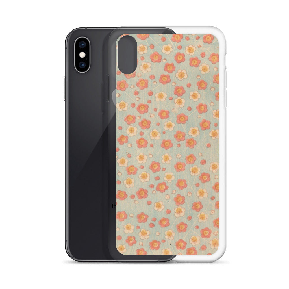 大正レトロ 梅柄 iPhoneケース