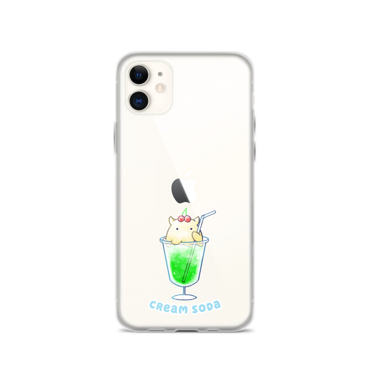 めんだこクリームソーダ スマホケース