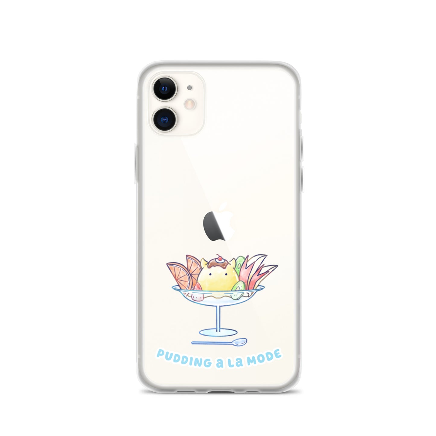 めんだこプリンアラモード スマホケース