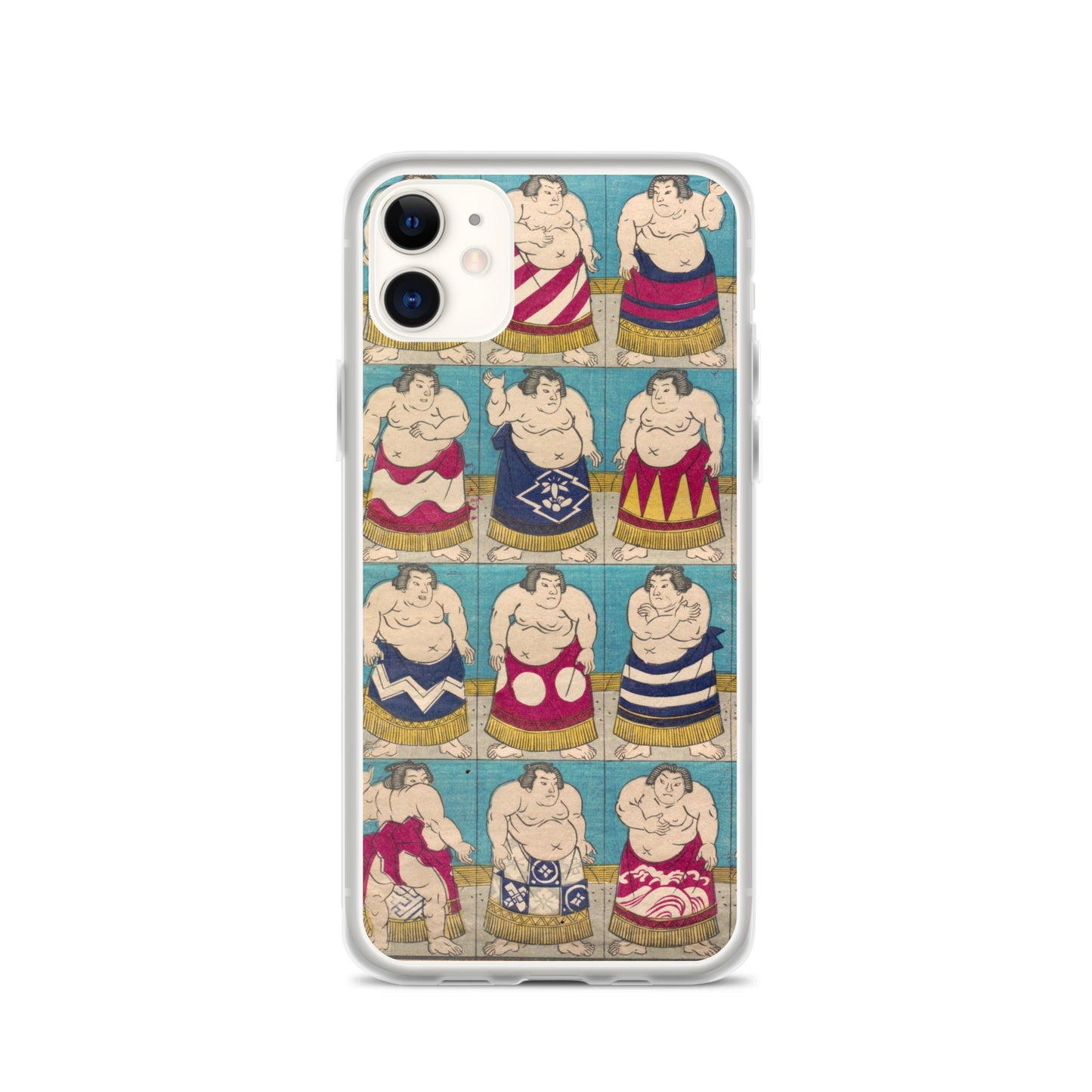 大正レトロ 相撲 iPhoneケース