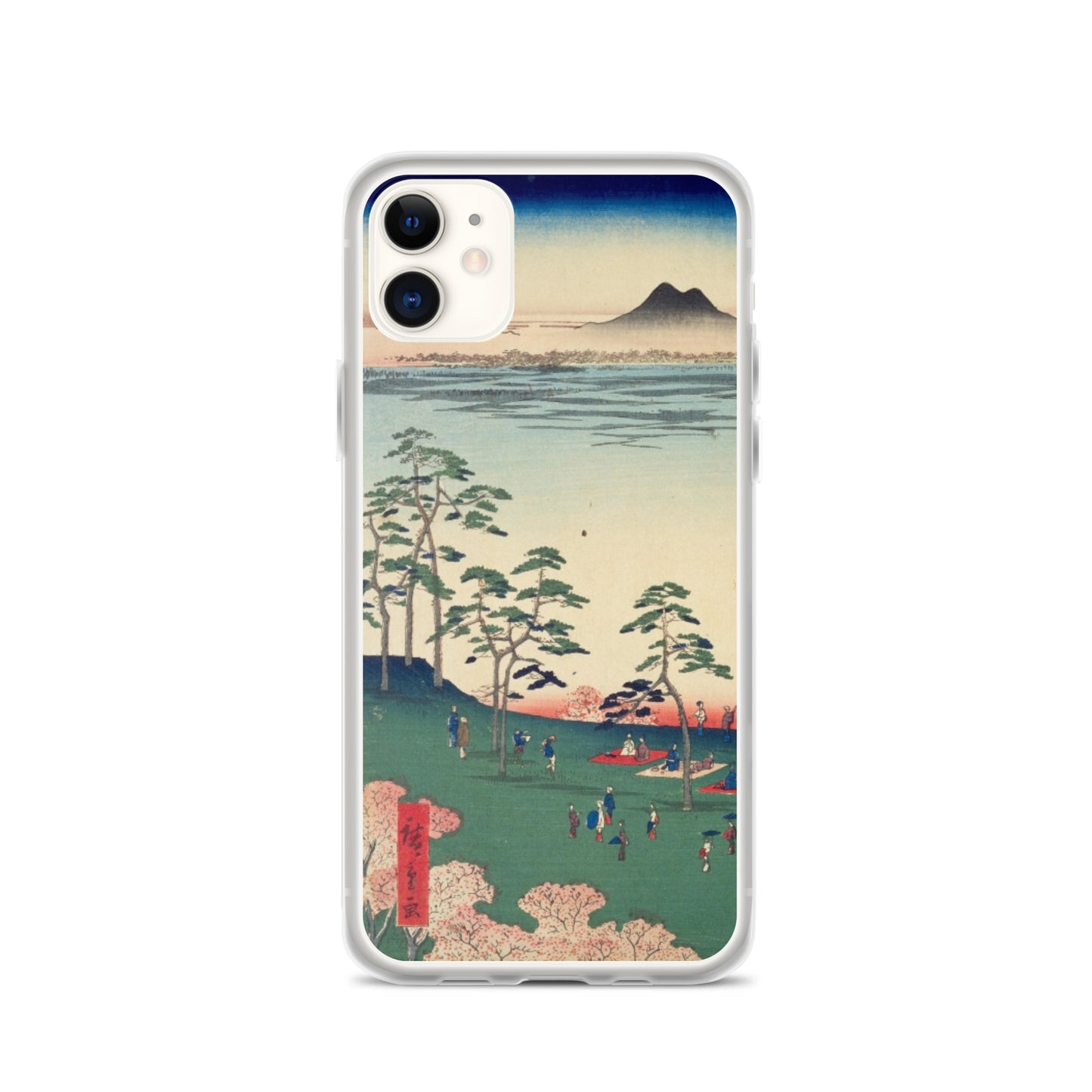 大正レトロ お花見 iPhoneケース