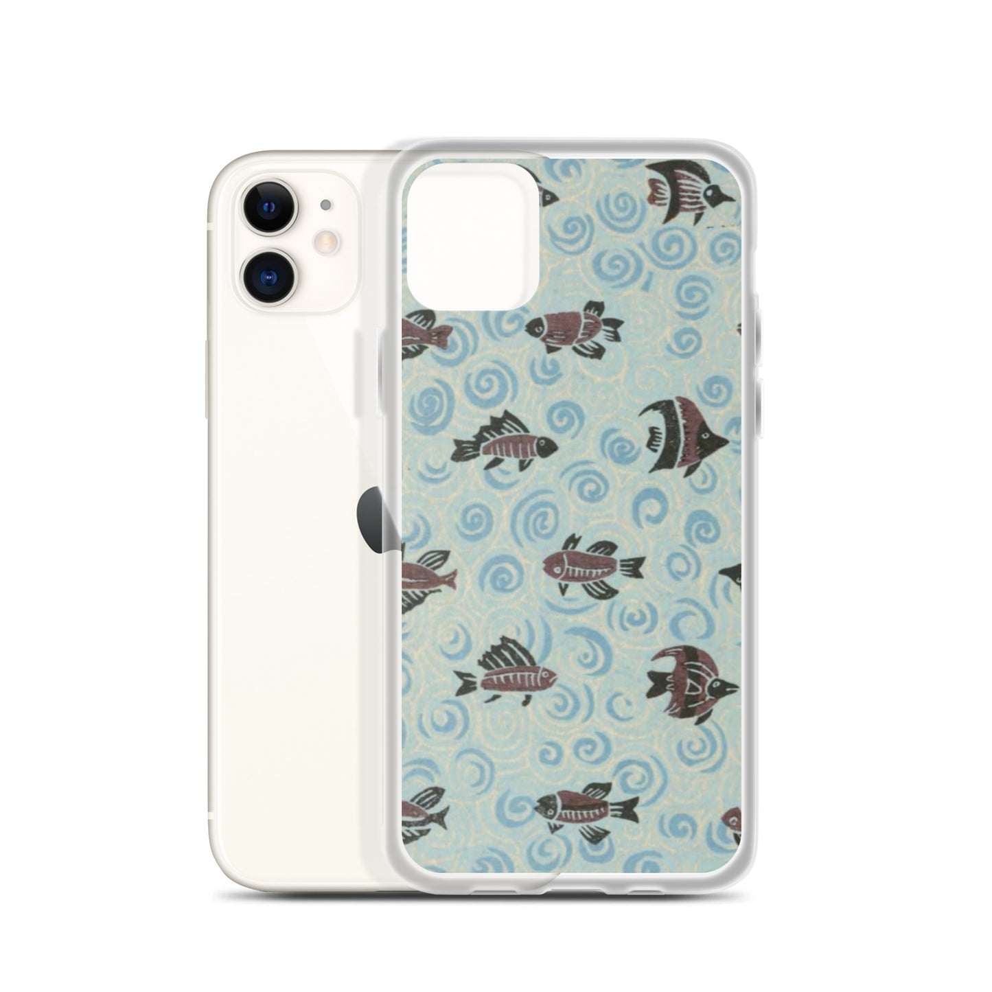 大正レトロ サカナ iPhoneケース
