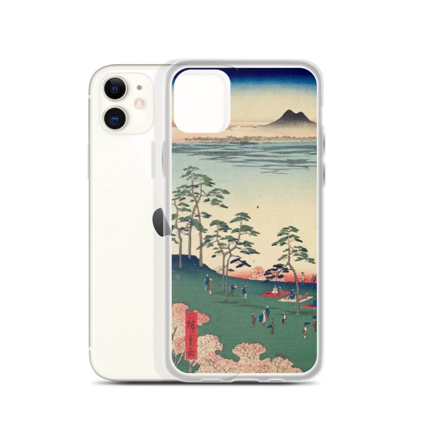 大正レトロ お花見 iPhoneケース