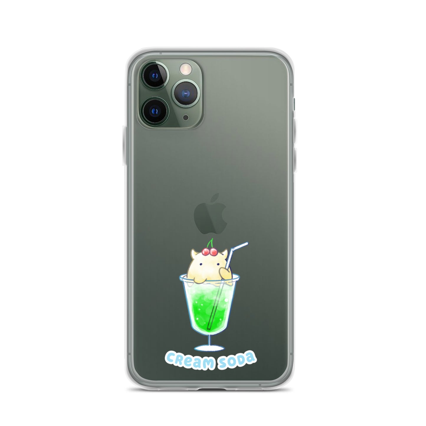 めんだこクリームソーダ スマホケース