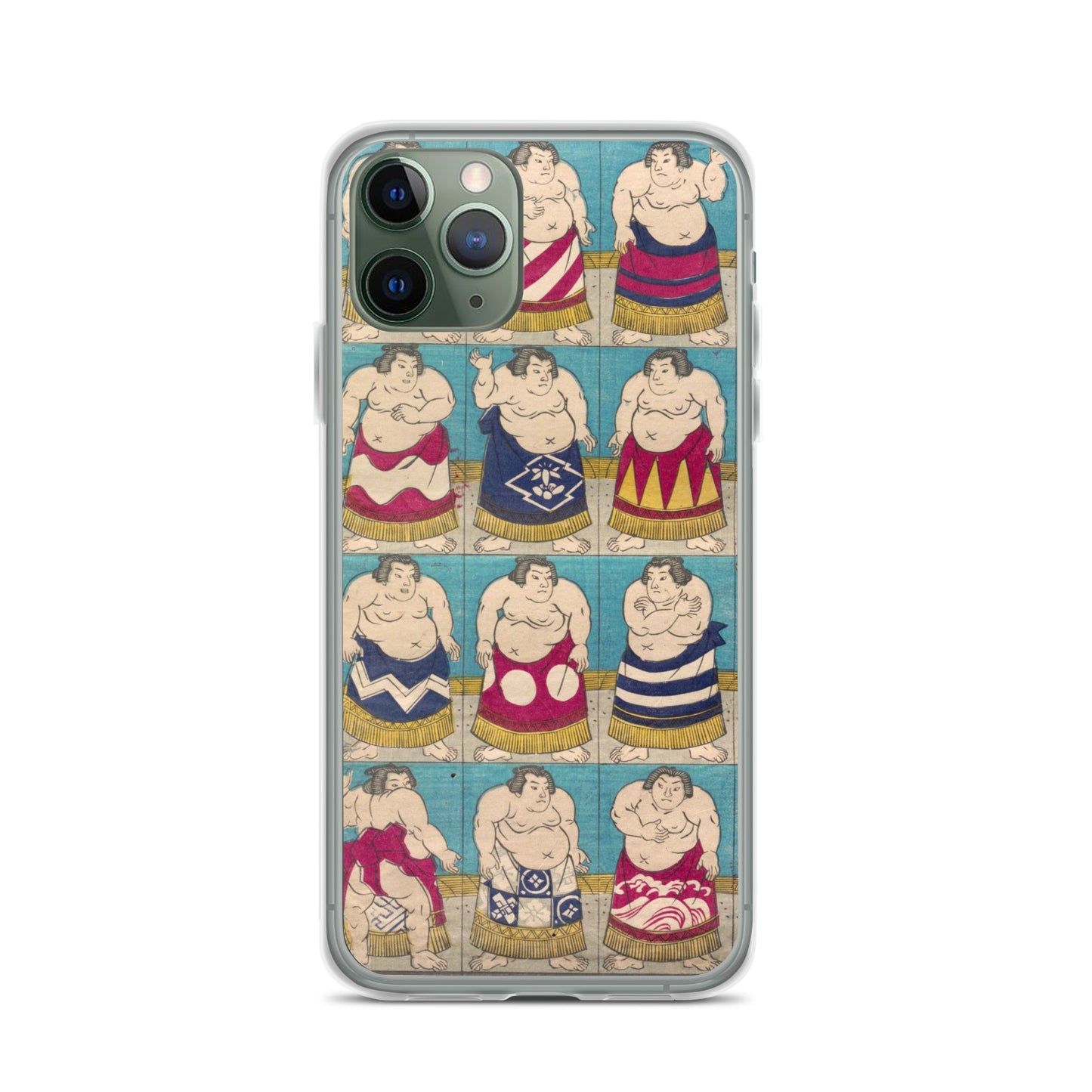 大正レトロ 相撲 iPhoneケース