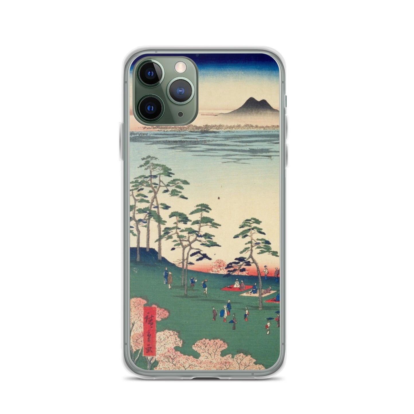 大正レトロ お花見 iPhoneケース