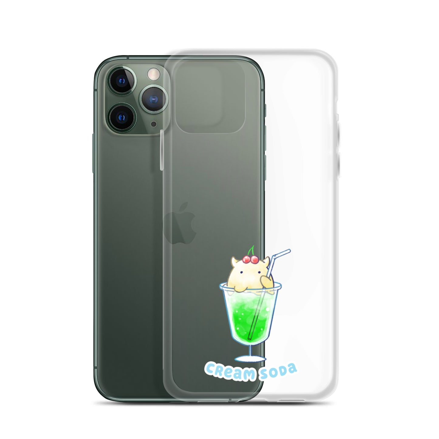 めんだこクリームソーダ スマホケース