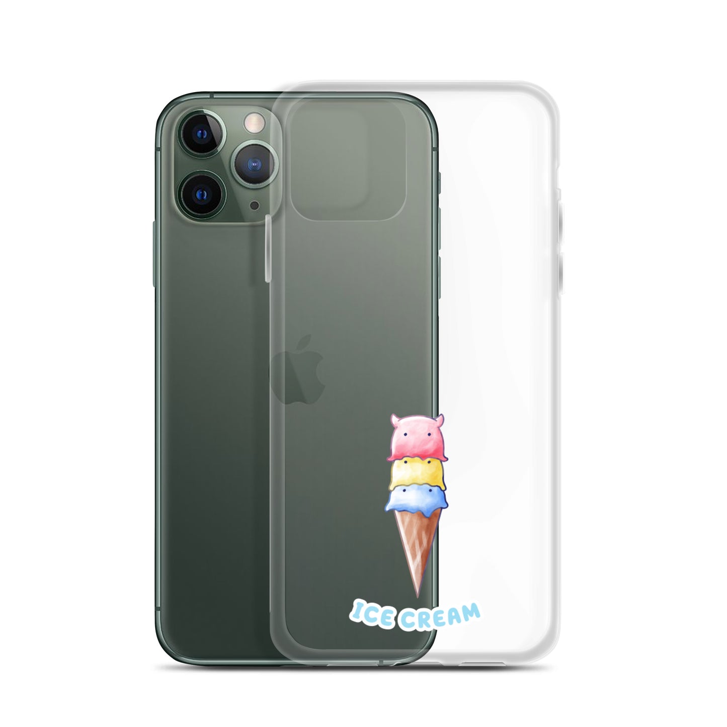 めんだこアイスクリーム スマホケース