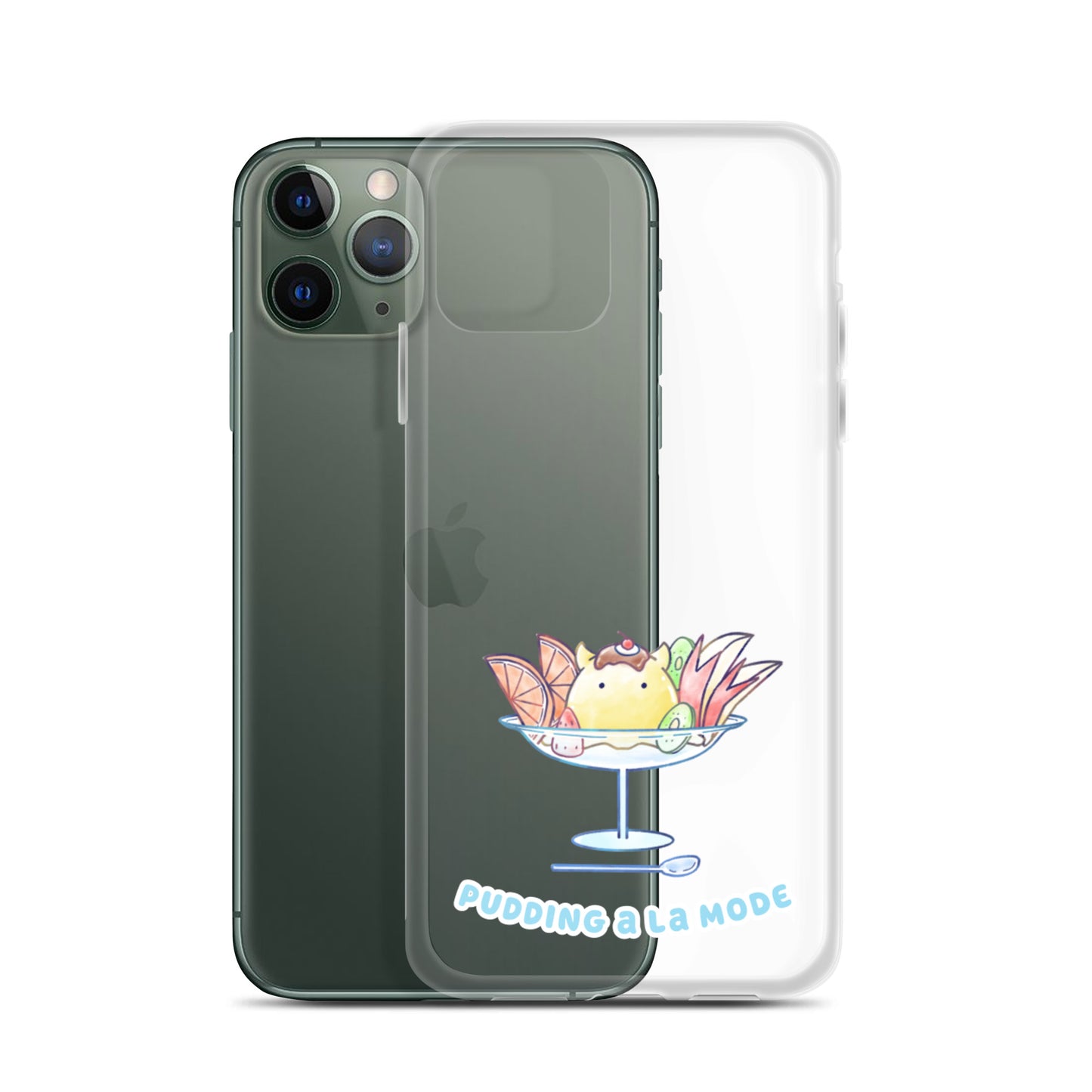 めんだこプリンアラモード スマホケース
