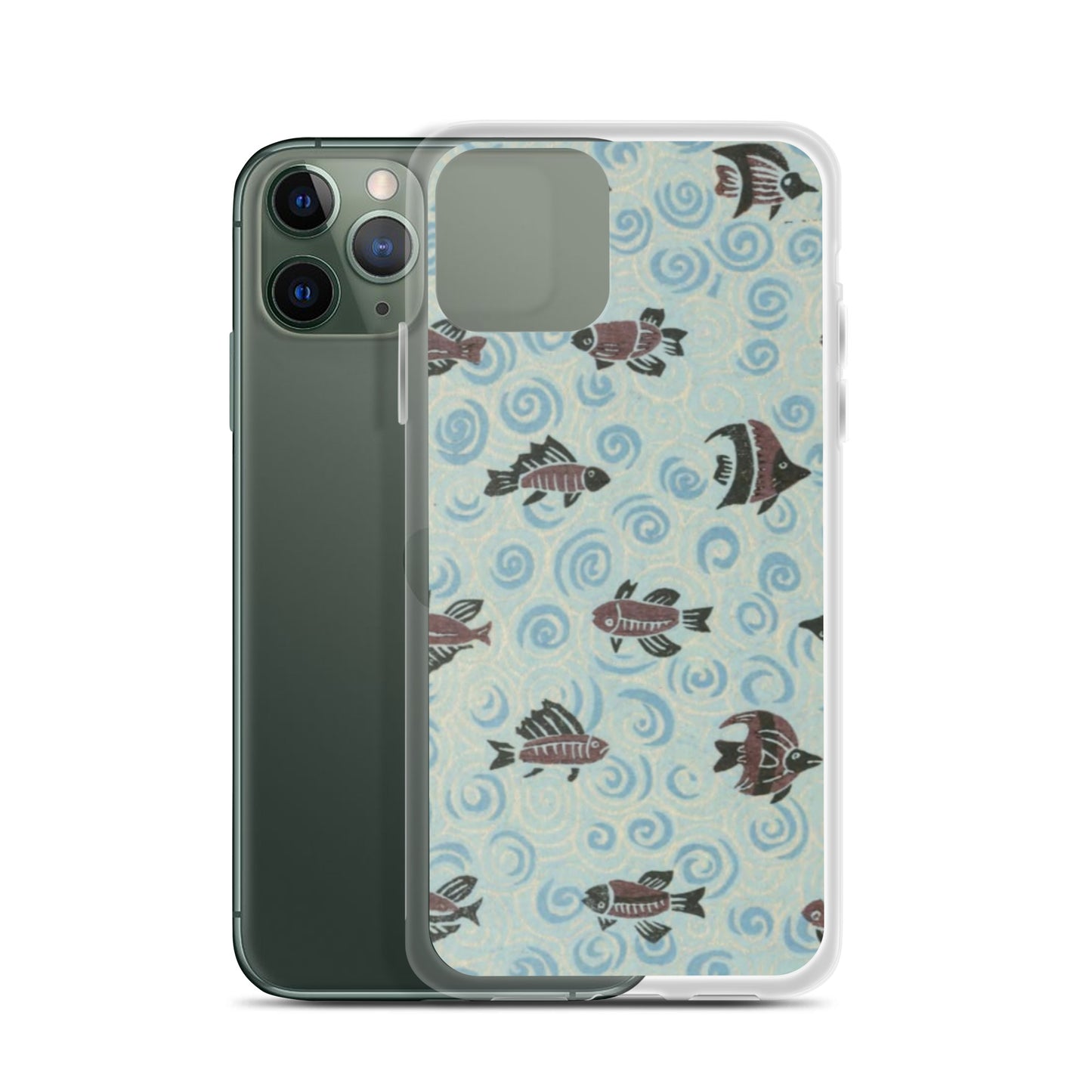 大正レトロ サカナ iPhoneケース