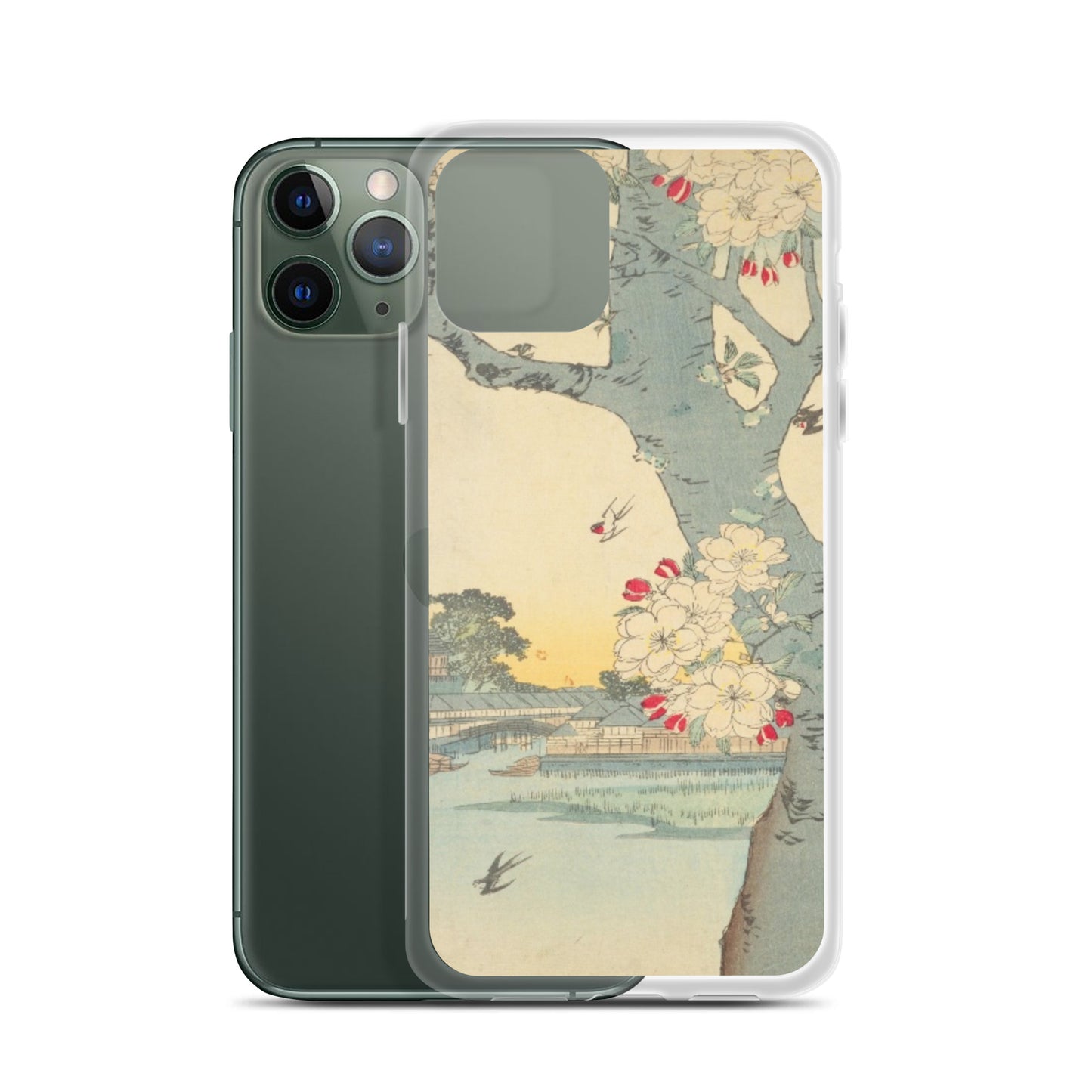 大正レトロ 桜 iPhoneケース