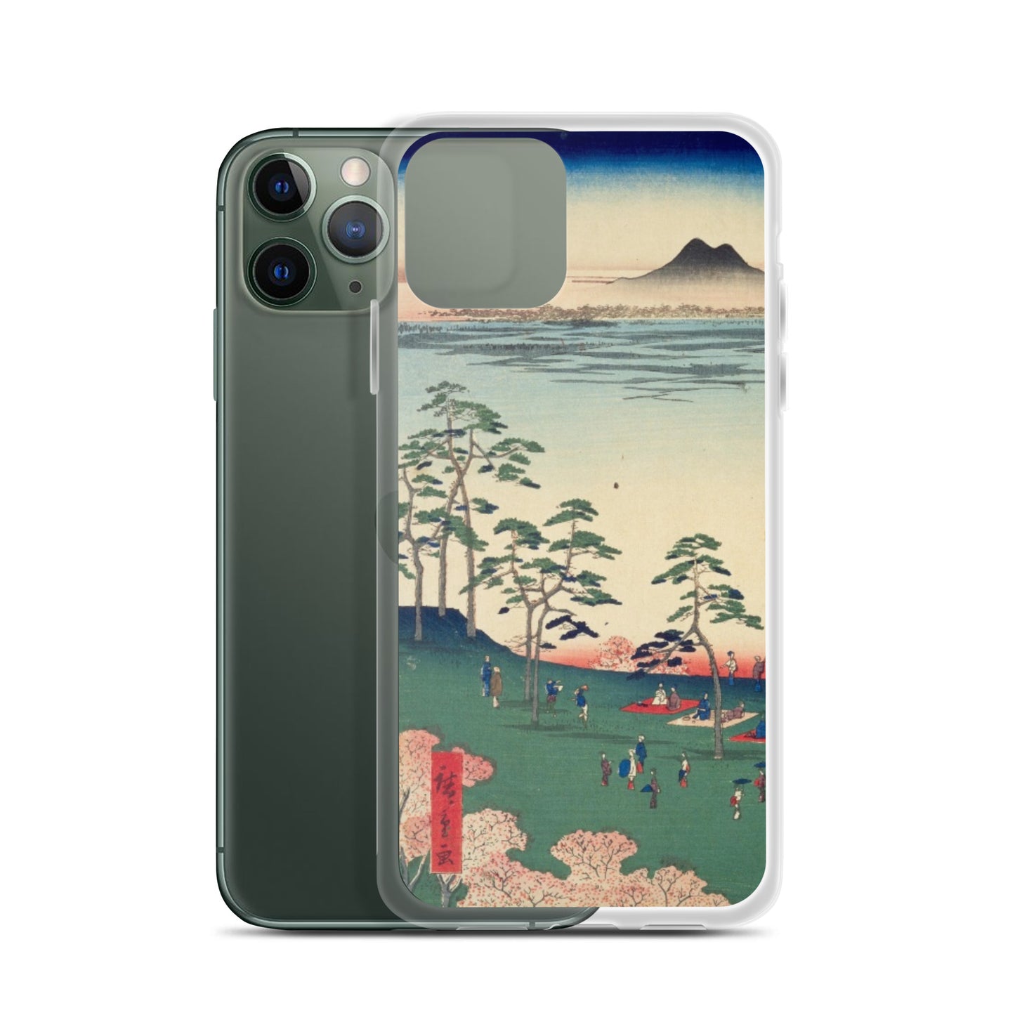 大正レトロ お花見 iPhoneケース