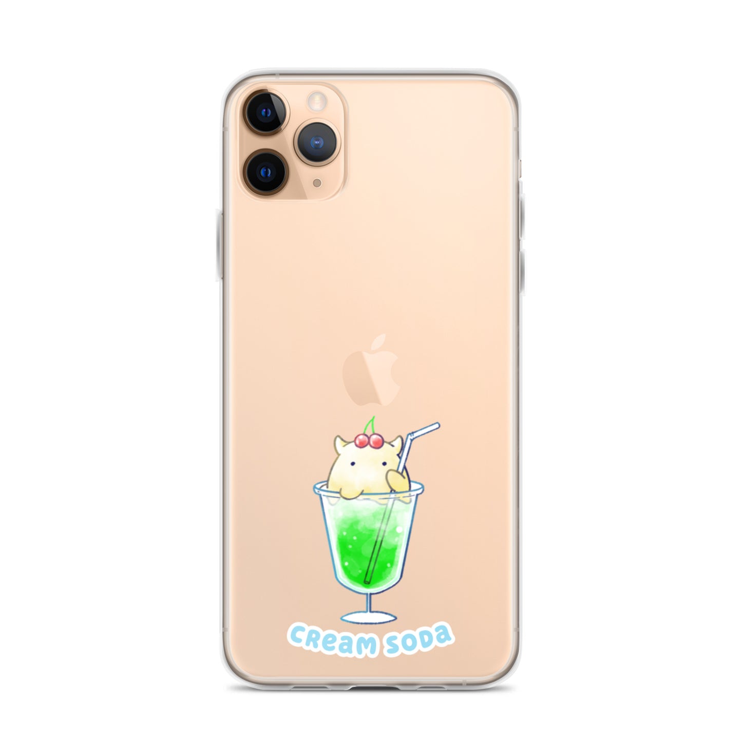 めんだこクリームソーダ スマホケース