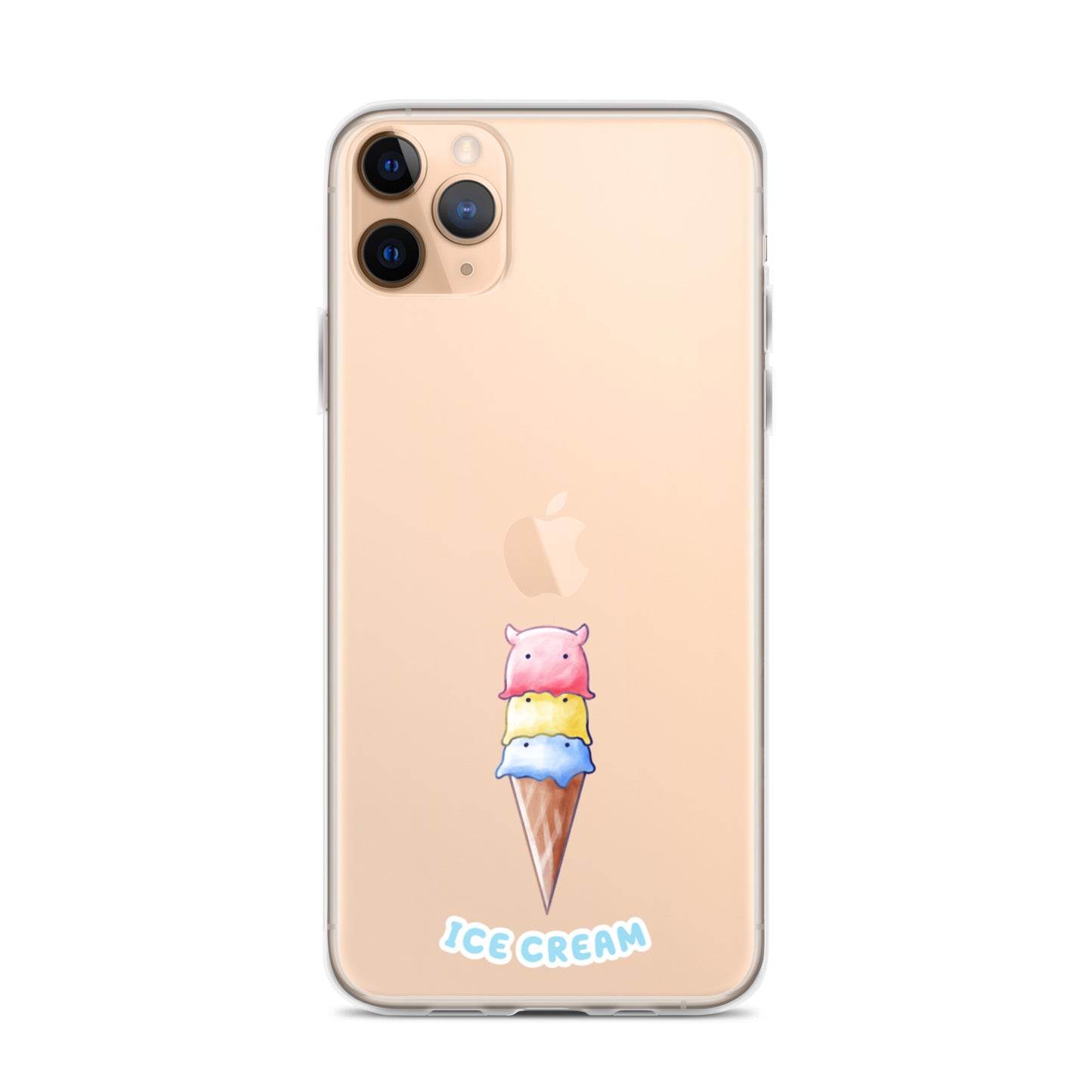 めんだこアイスクリーム スマホケース