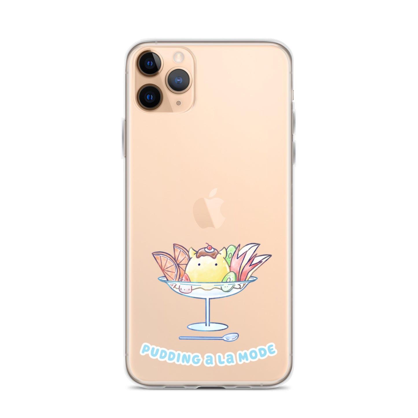 めんだこプリンアラモード スマホケース