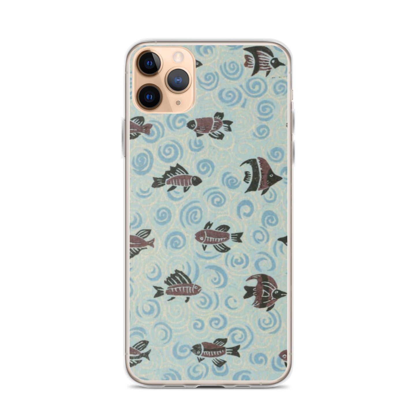大正レトロ サカナ iPhoneケース