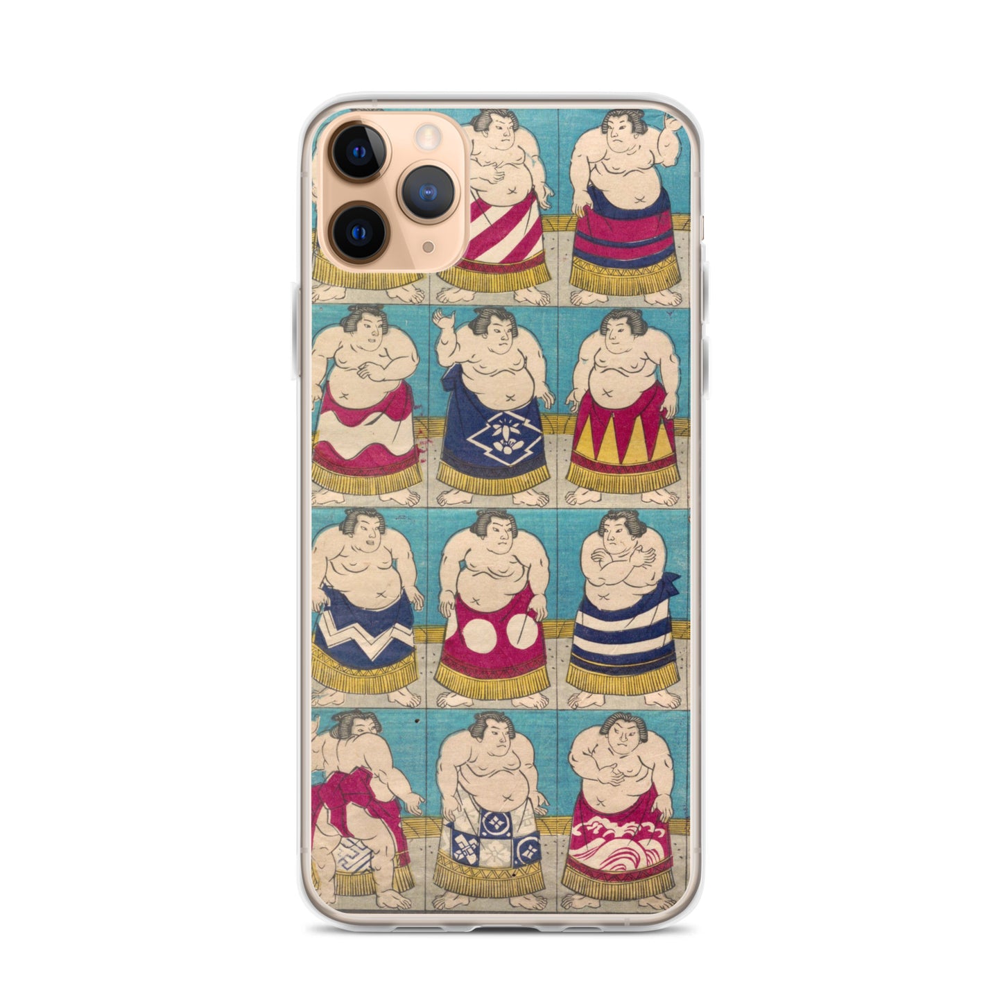大正レトロ 相撲 iPhoneケース
