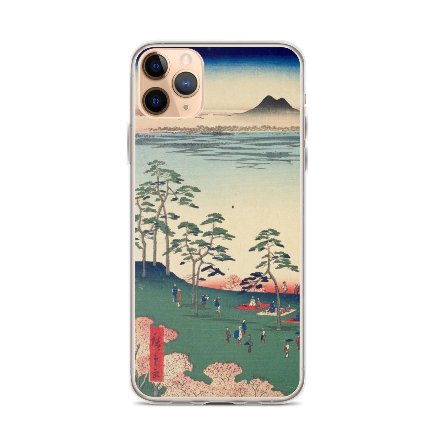 大正レトロ お花見 iPhoneケース