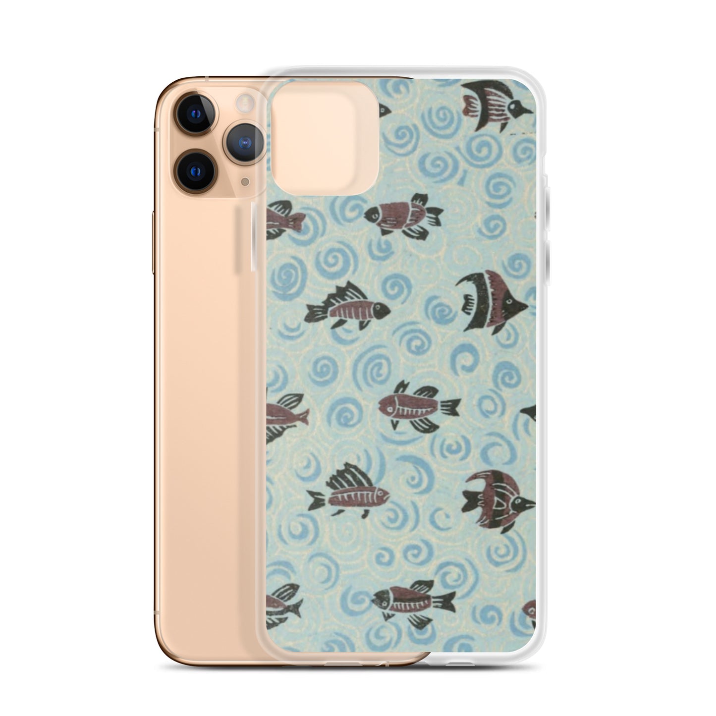 大正レトロ サカナ iPhoneケース
