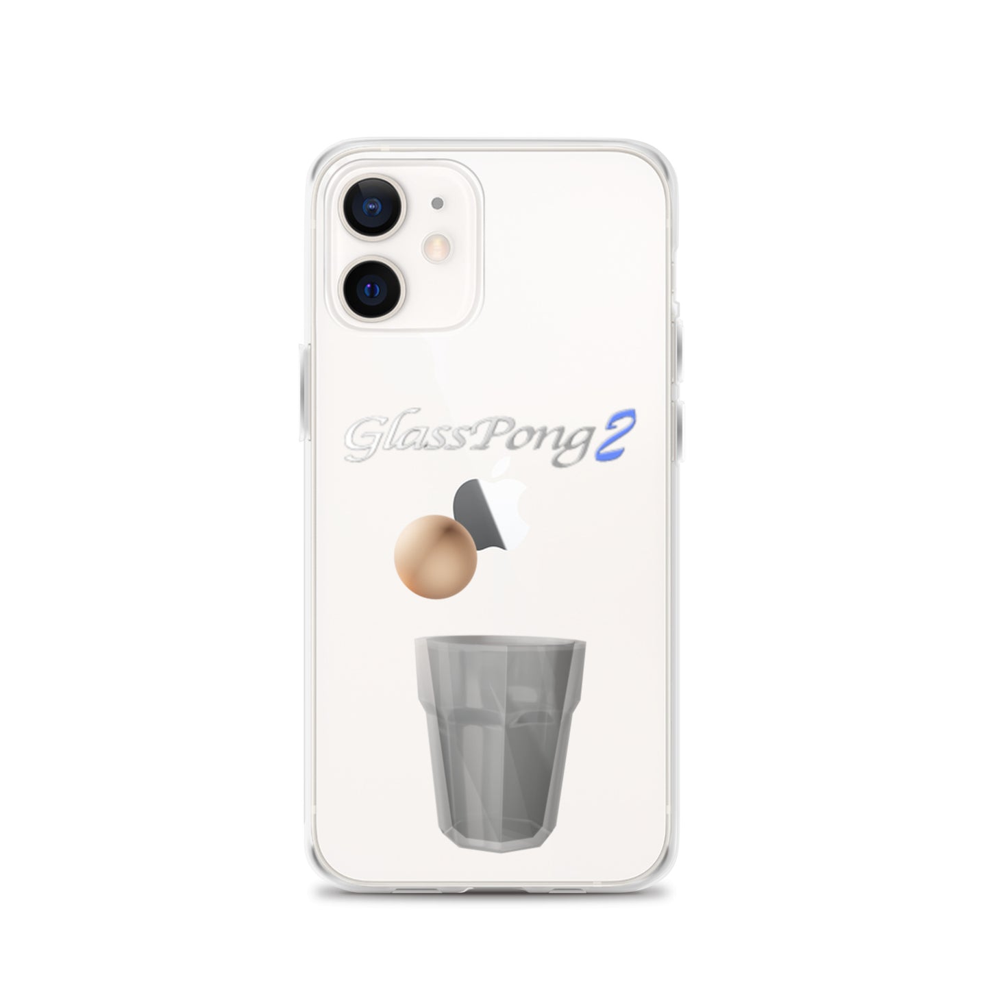 GlassPong2 ping pong ball in glass iPhone case