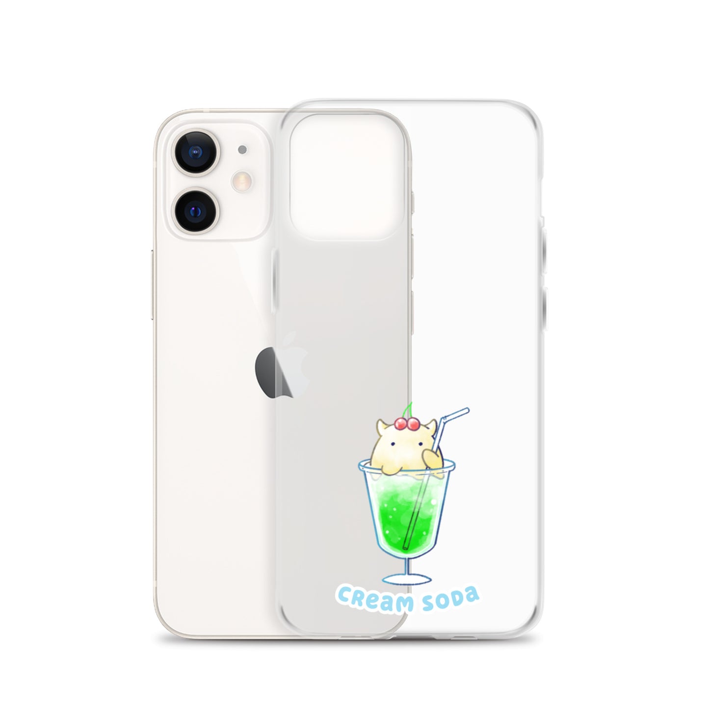 めんだこクリームソーダ スマホケース