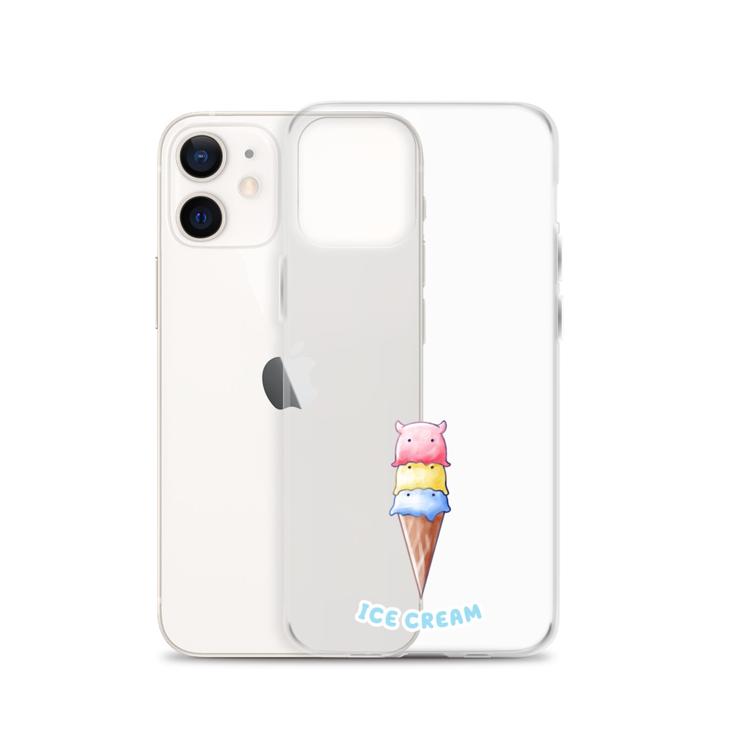 めんだこアイスクリーム スマホケース