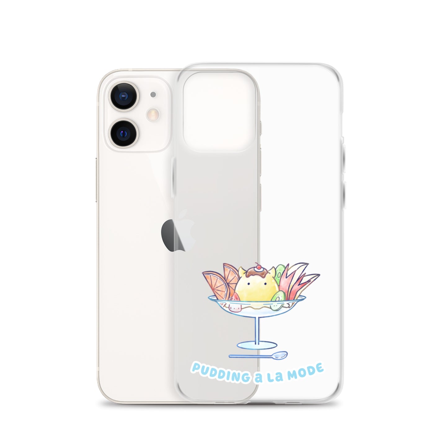 めんだこプリンアラモード スマホケース