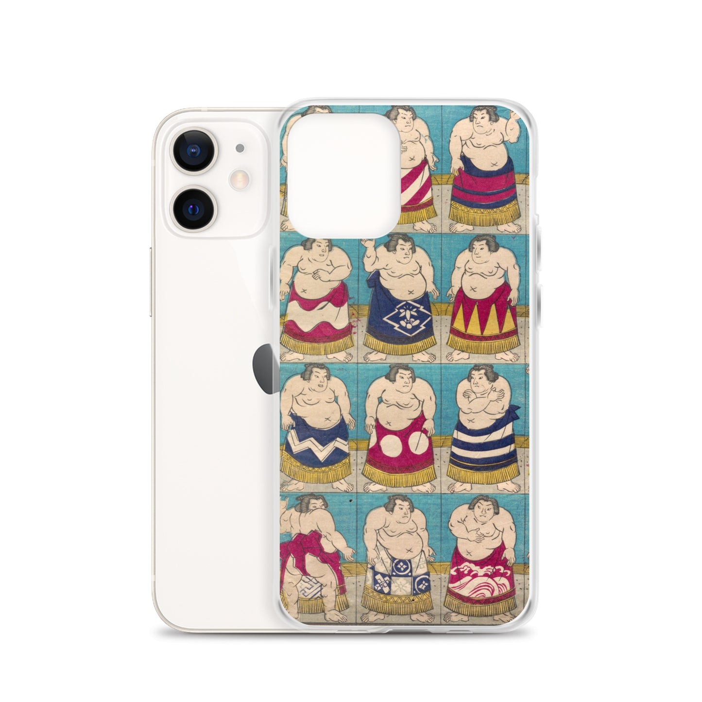 大正レトロ 相撲 iPhoneケース