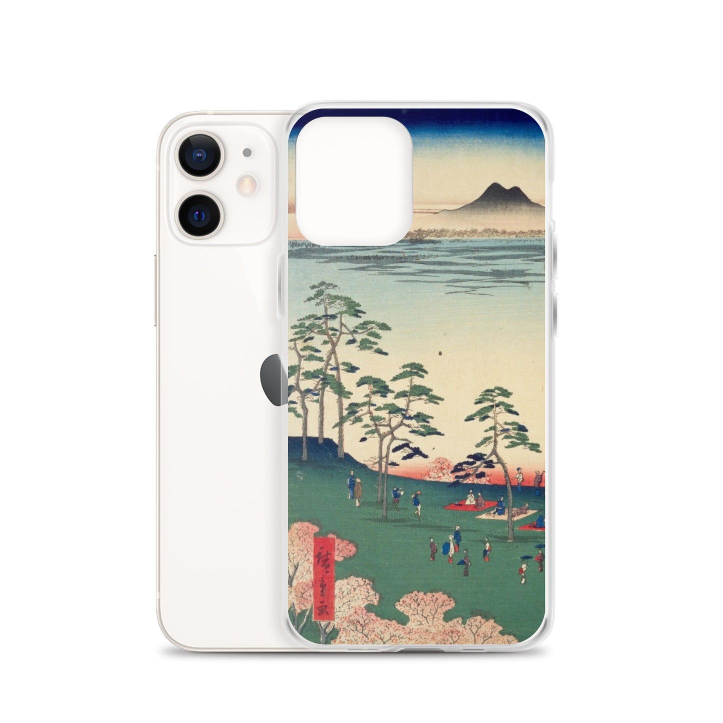大正レトロ お花見 iPhoneケース
