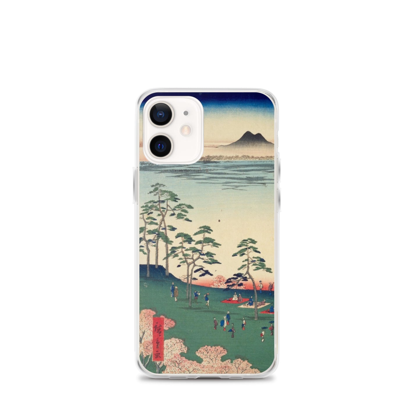 大正レトロ お花見 iPhoneケース