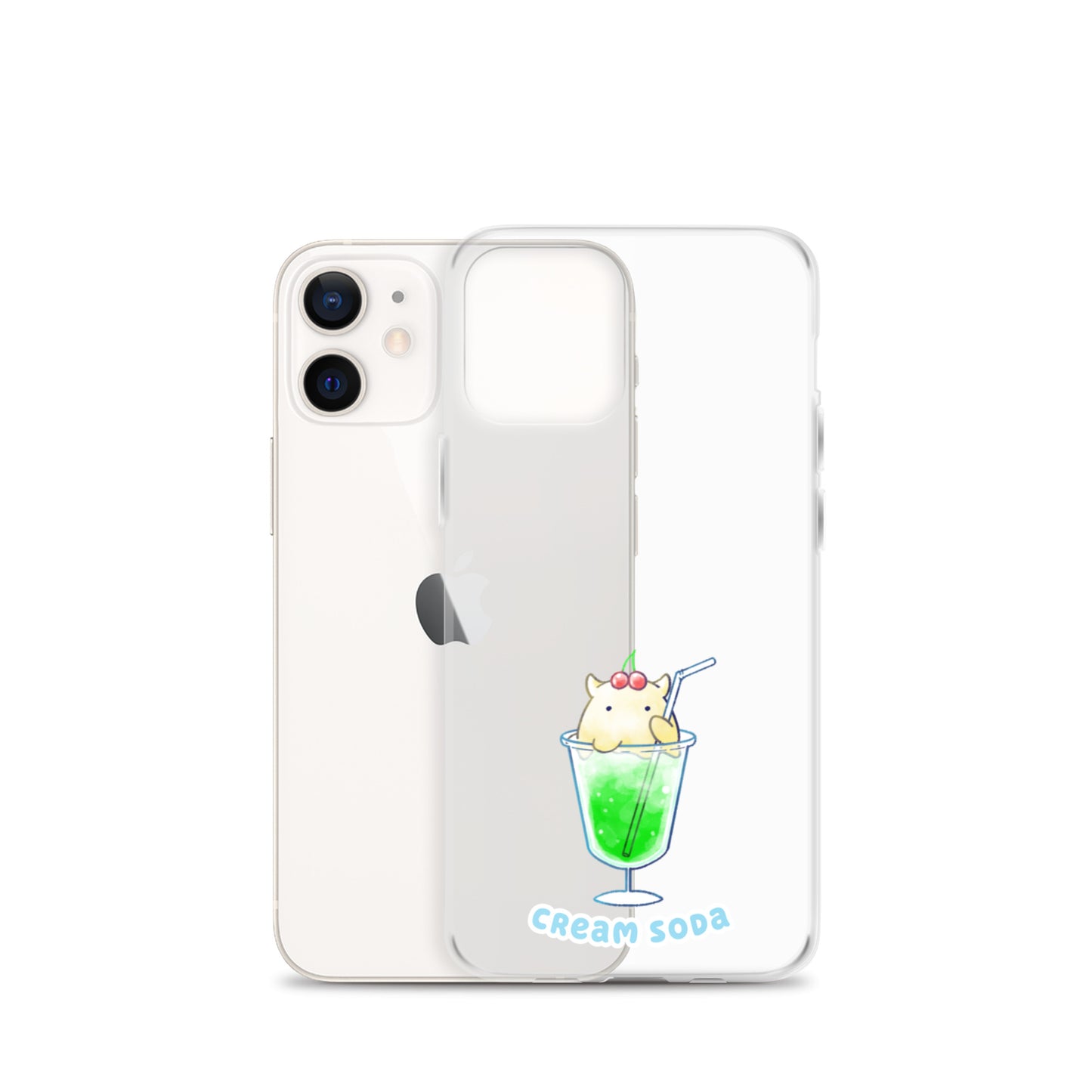 めんだこクリームソーダ スマホケース