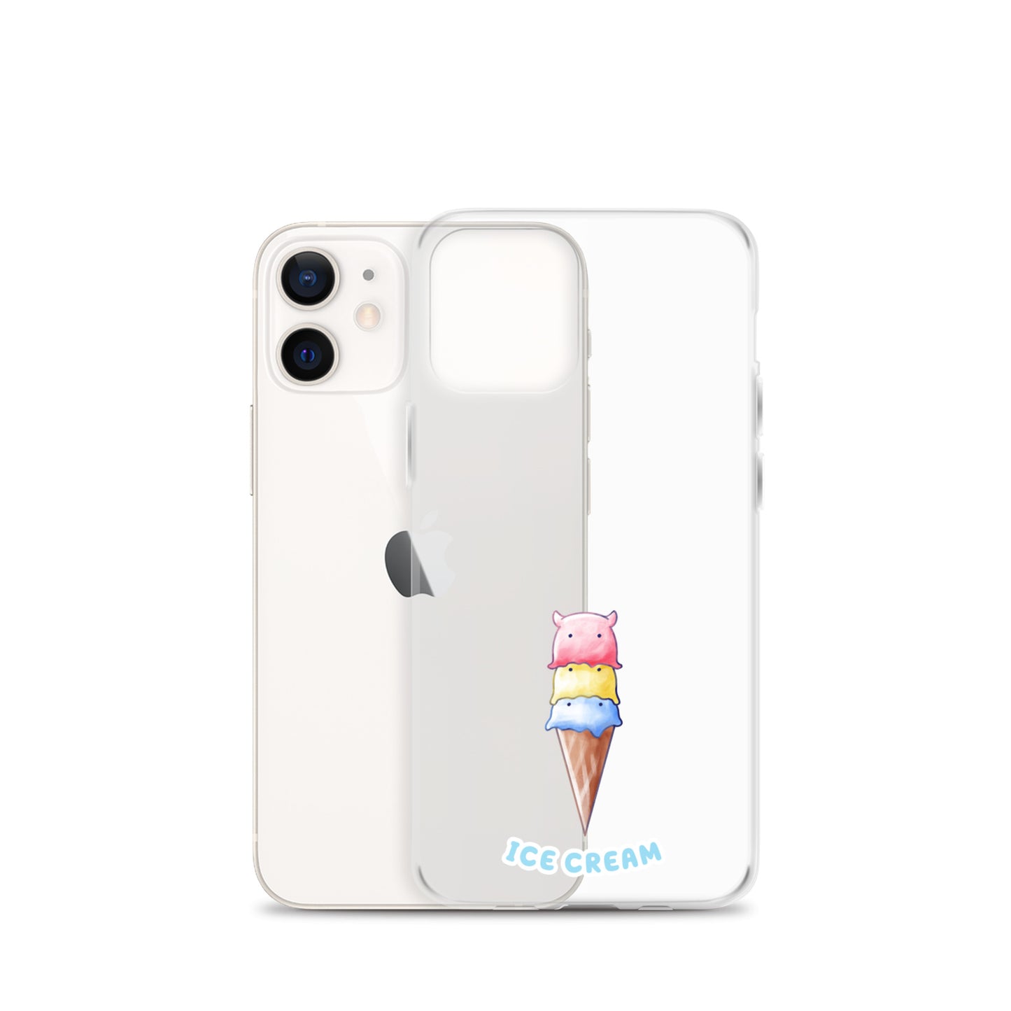 めんだこアイスクリーム スマホケース