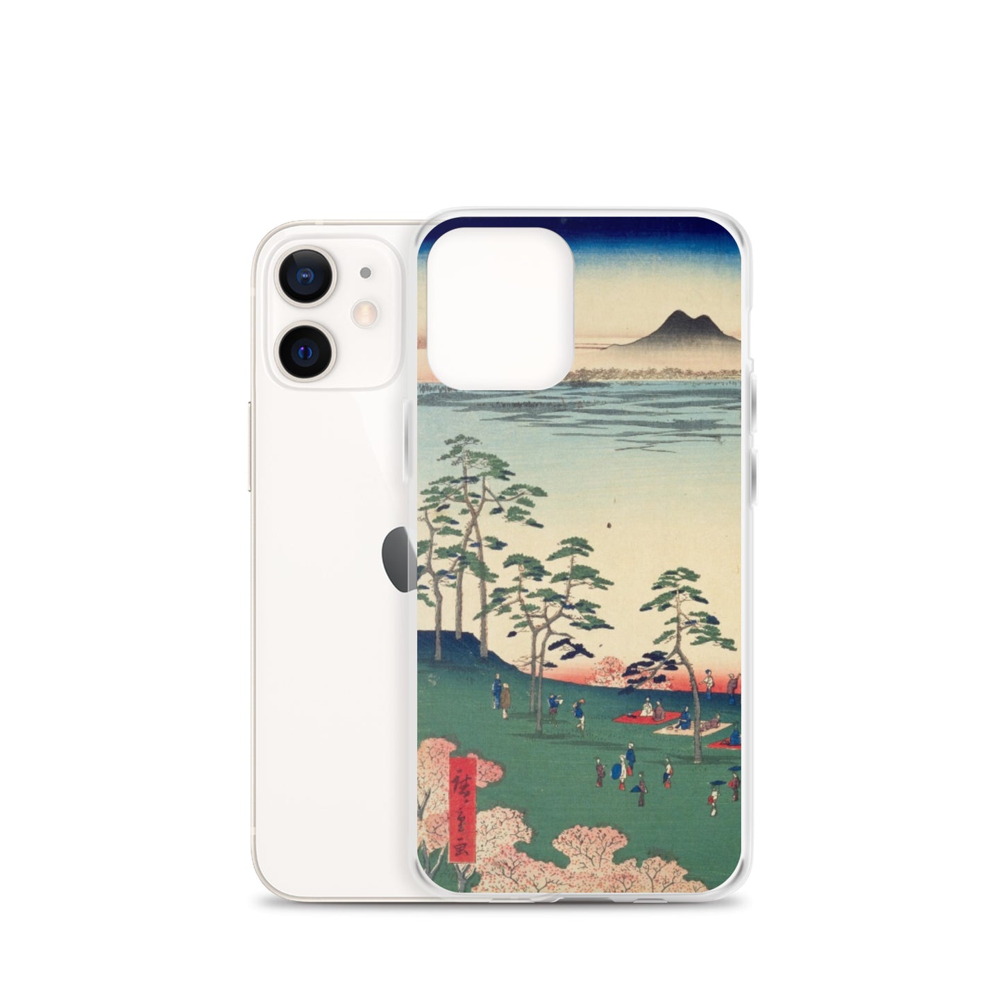 大正レトロ お花見 iPhoneケース