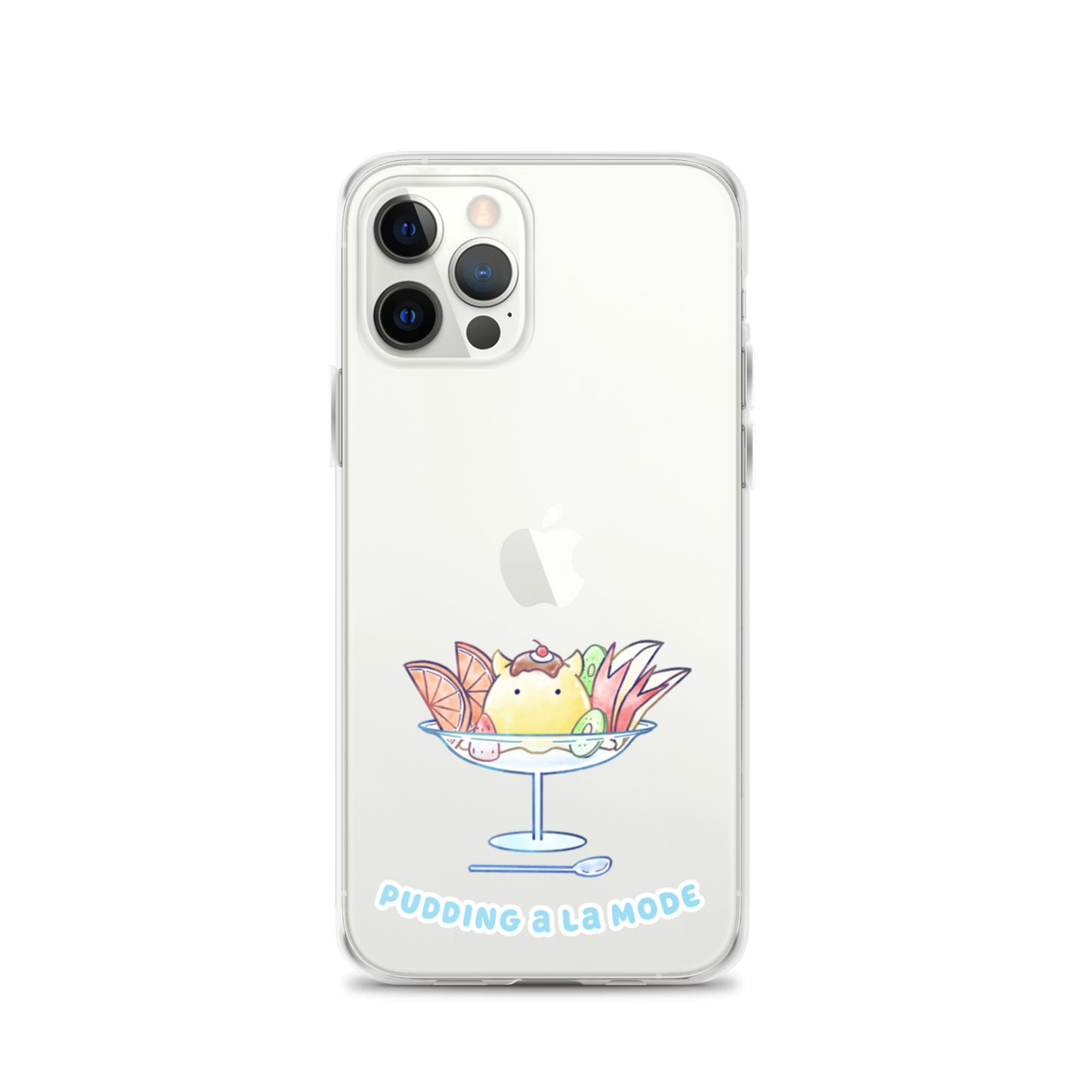 めんだこプリンアラモード スマホケース