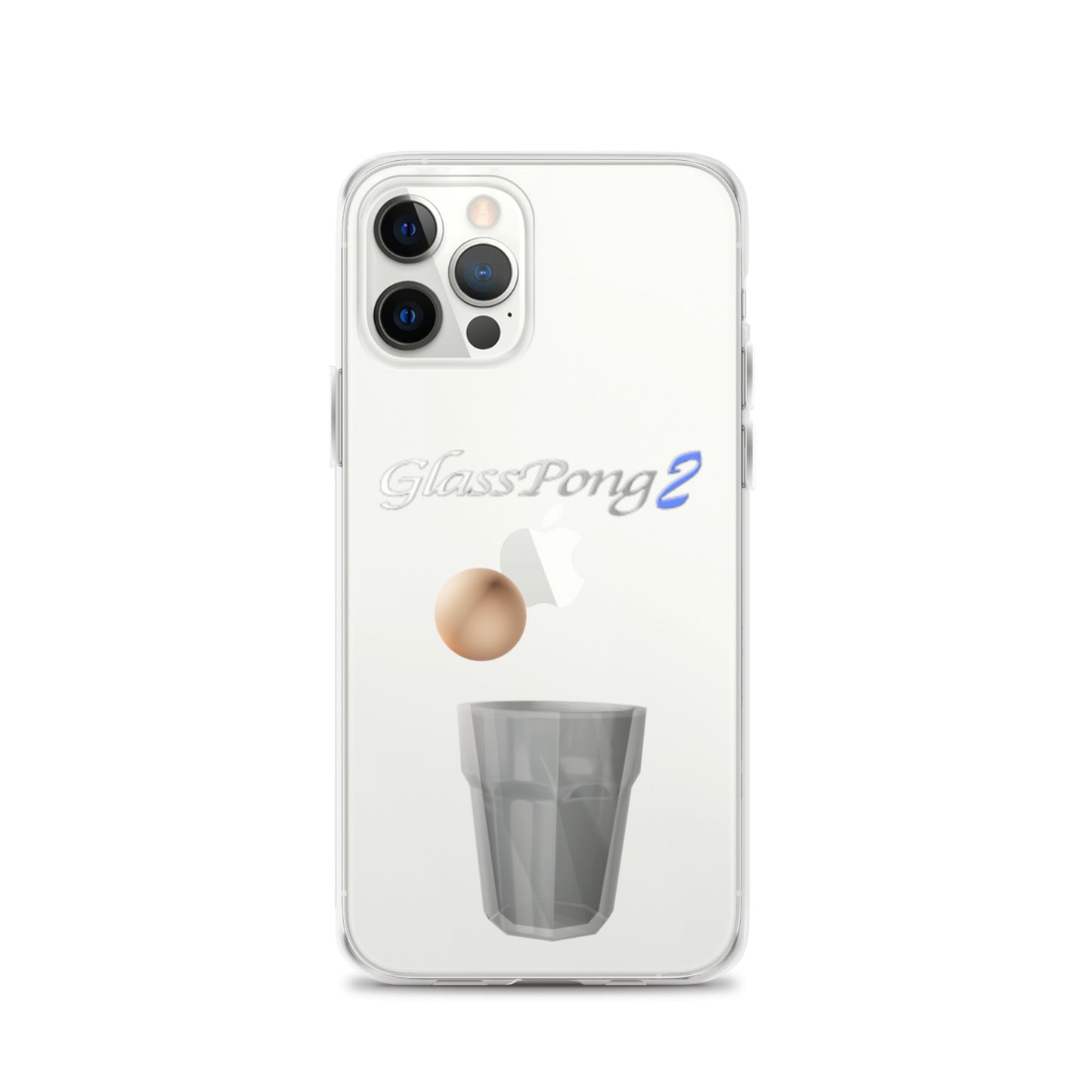GlassPong2 ping pong ball in glass iPhone case