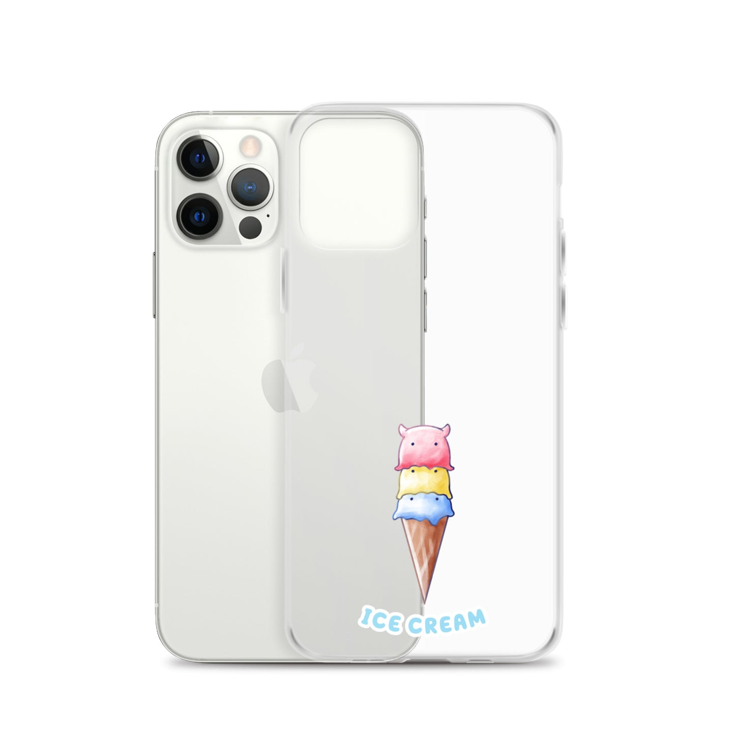 めんだこアイスクリーム スマホケース