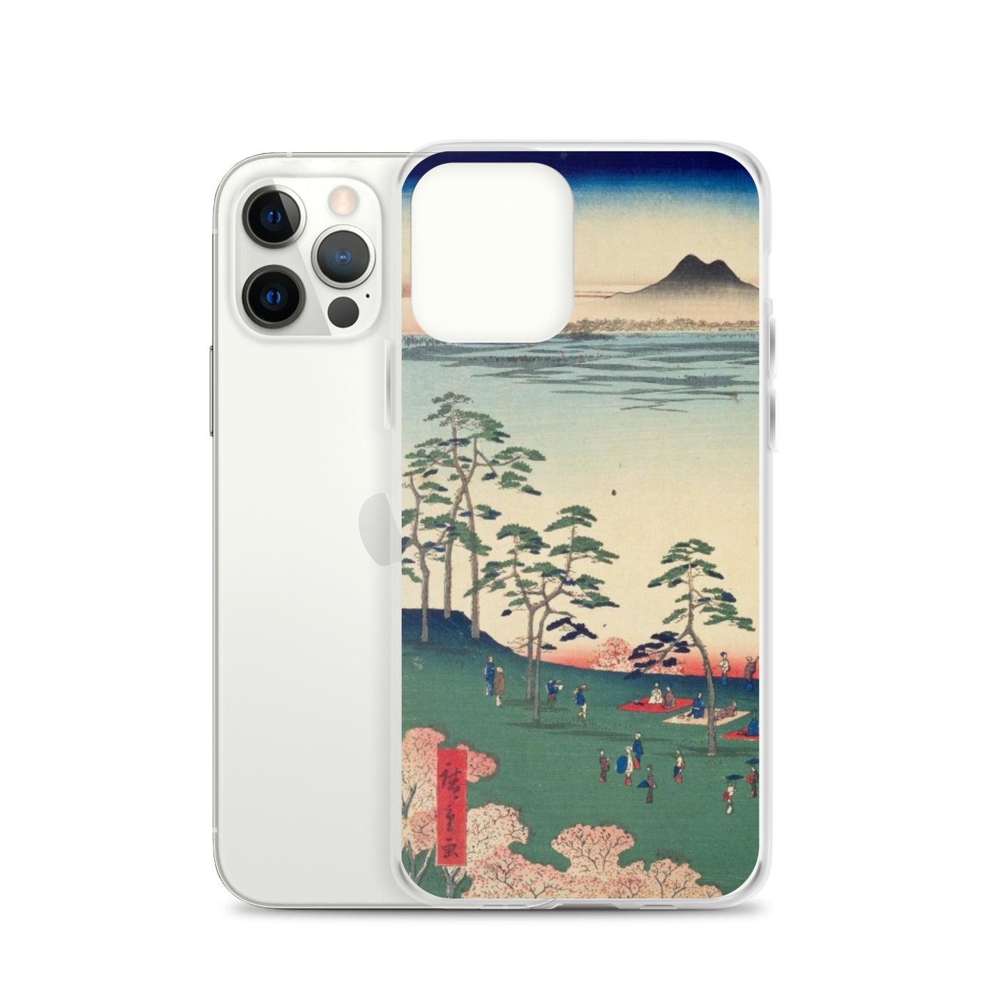 大正レトロ お花見 iPhoneケース