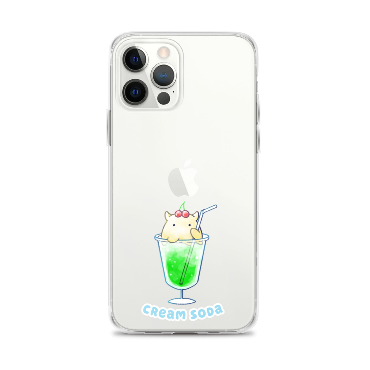 めんだこクリームソーダ スマホケース