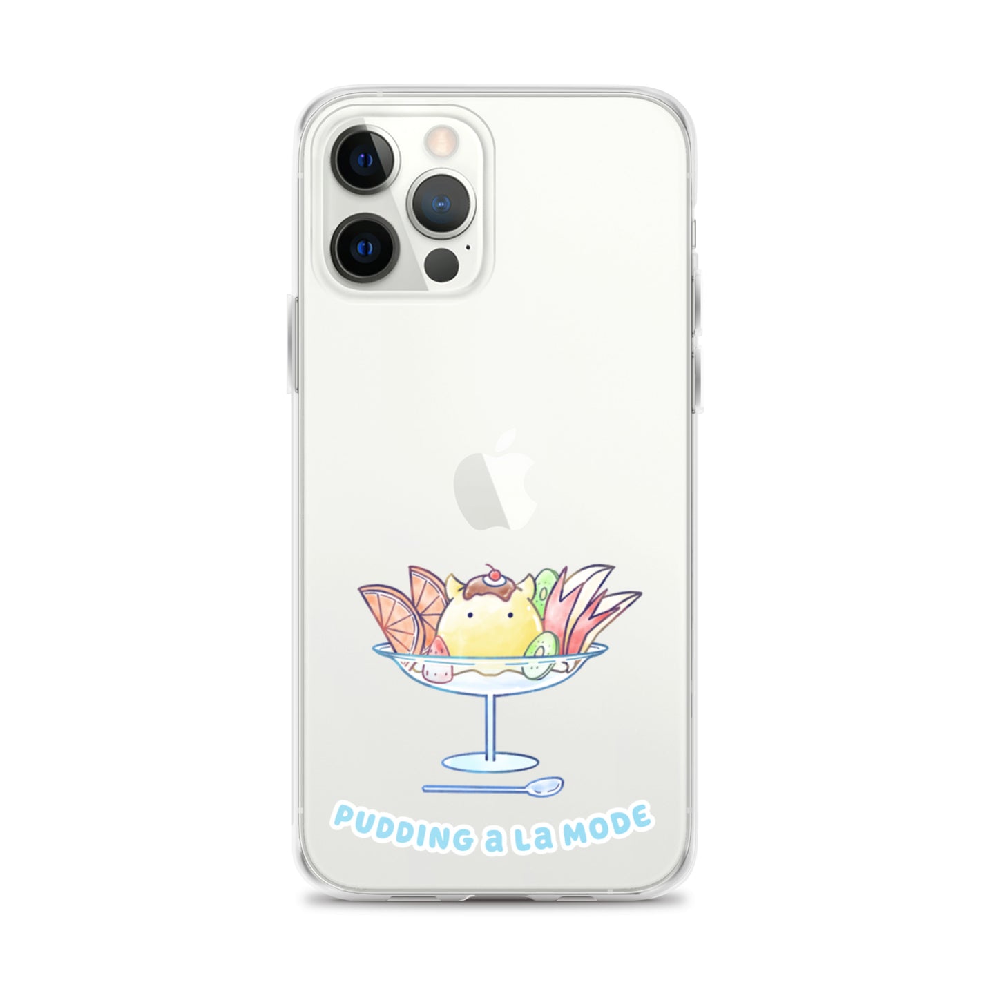 めんだこプリンアラモード スマホケース