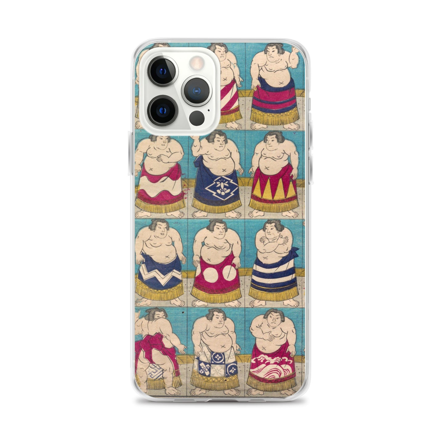 大正レトロ 相撲 iPhoneケース