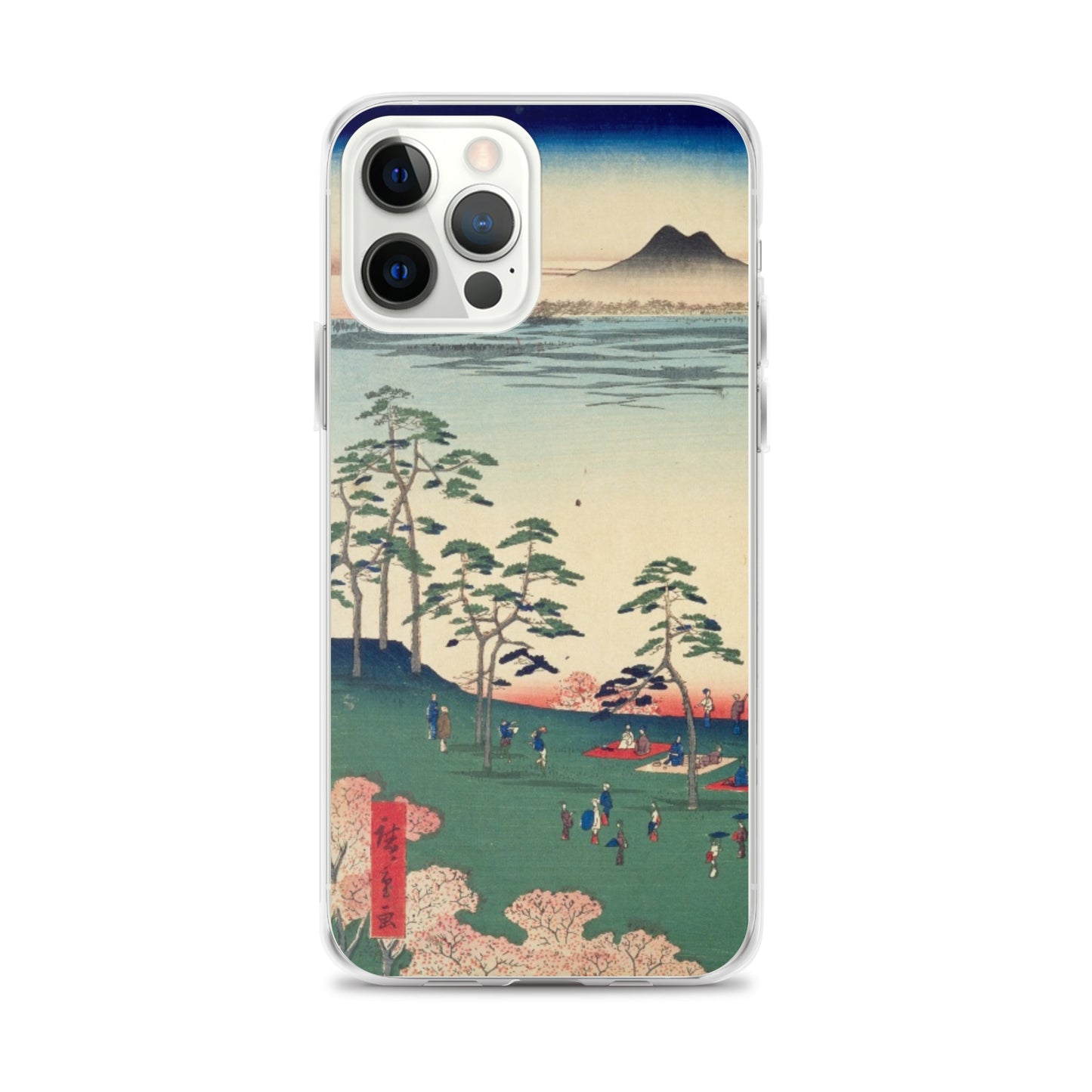 大正レトロ お花見 iPhoneケース