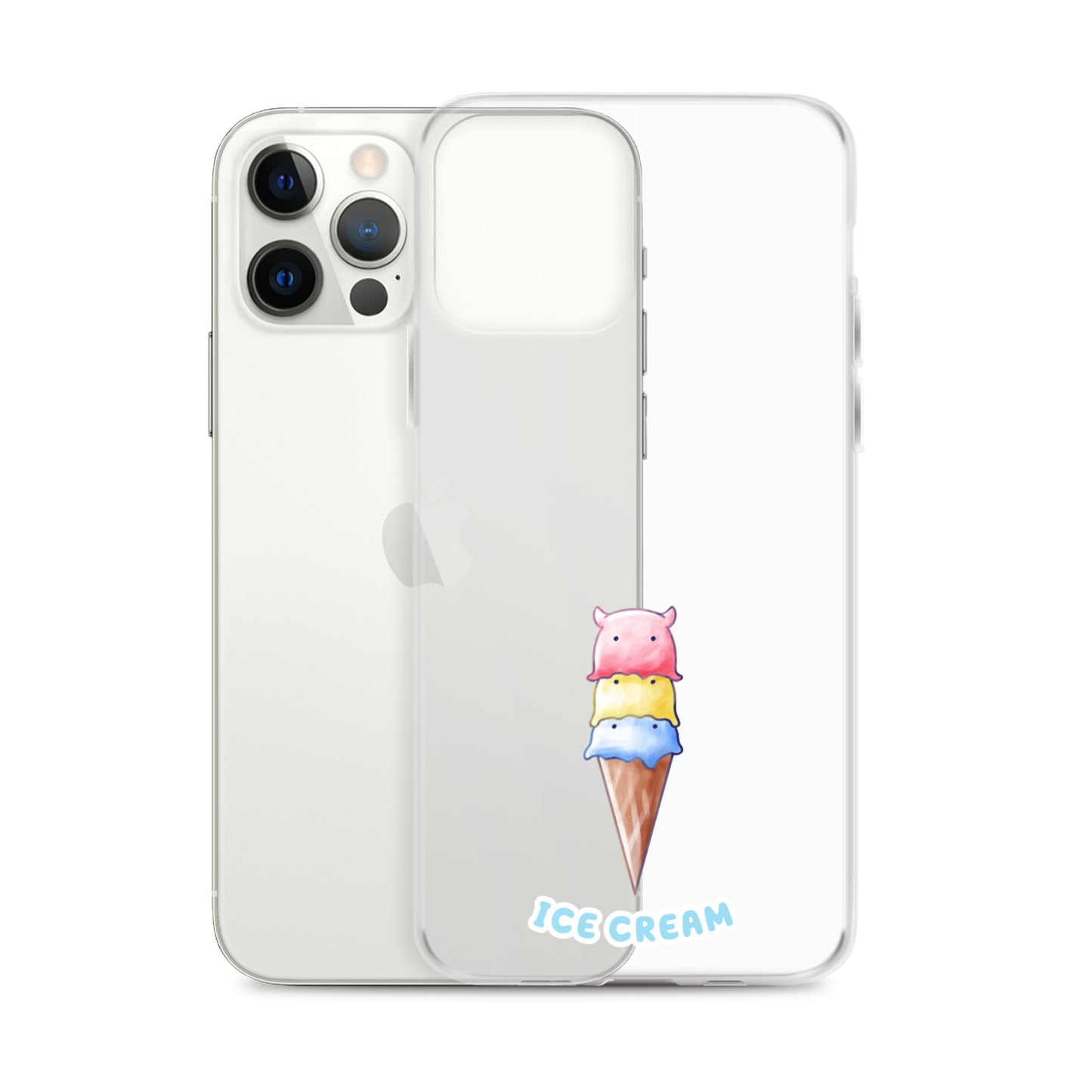 めんだこアイスクリーム スマホケース