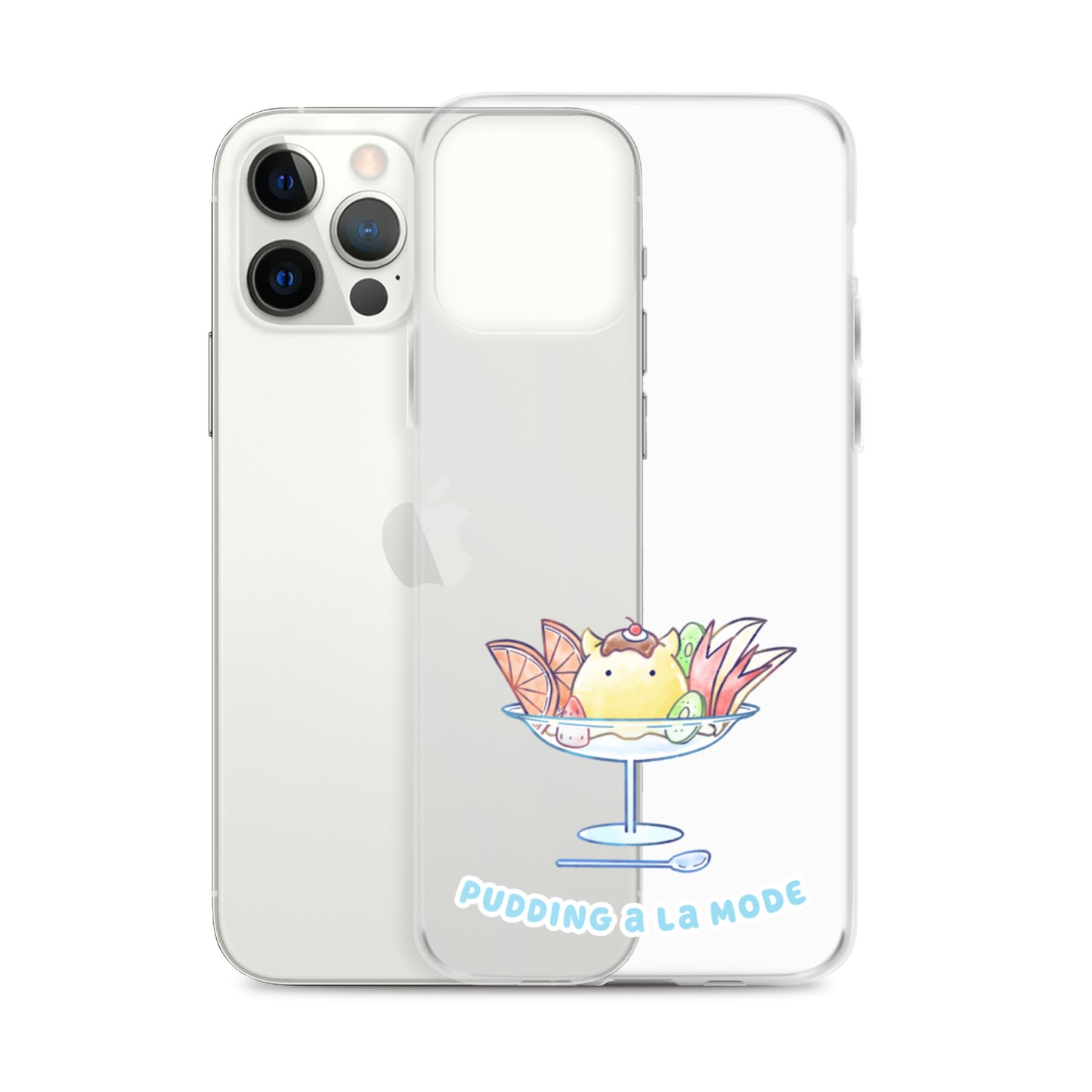 めんだこプリンアラモード スマホケース