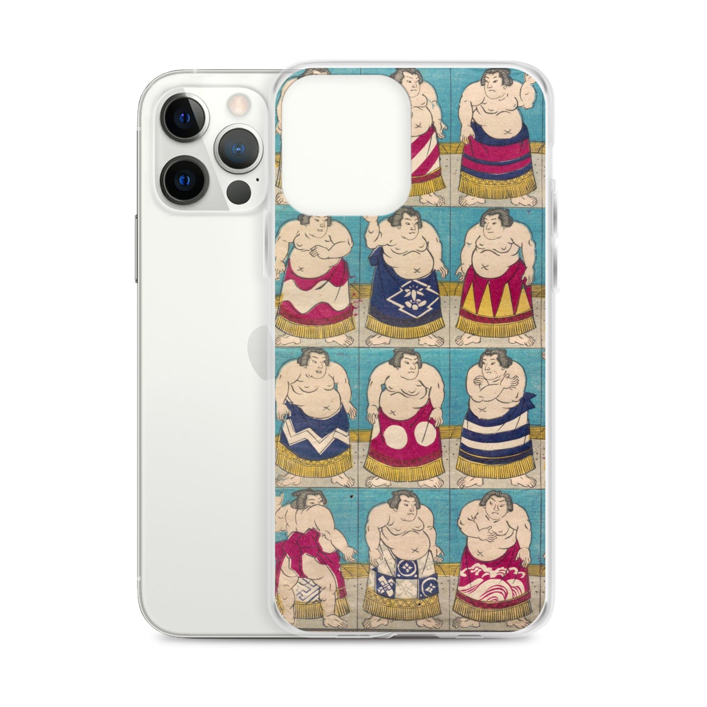大正レトロ 相撲 iPhoneケース