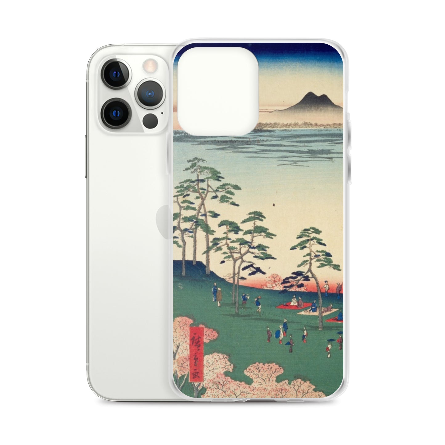 大正レトロ お花見 iPhoneケース