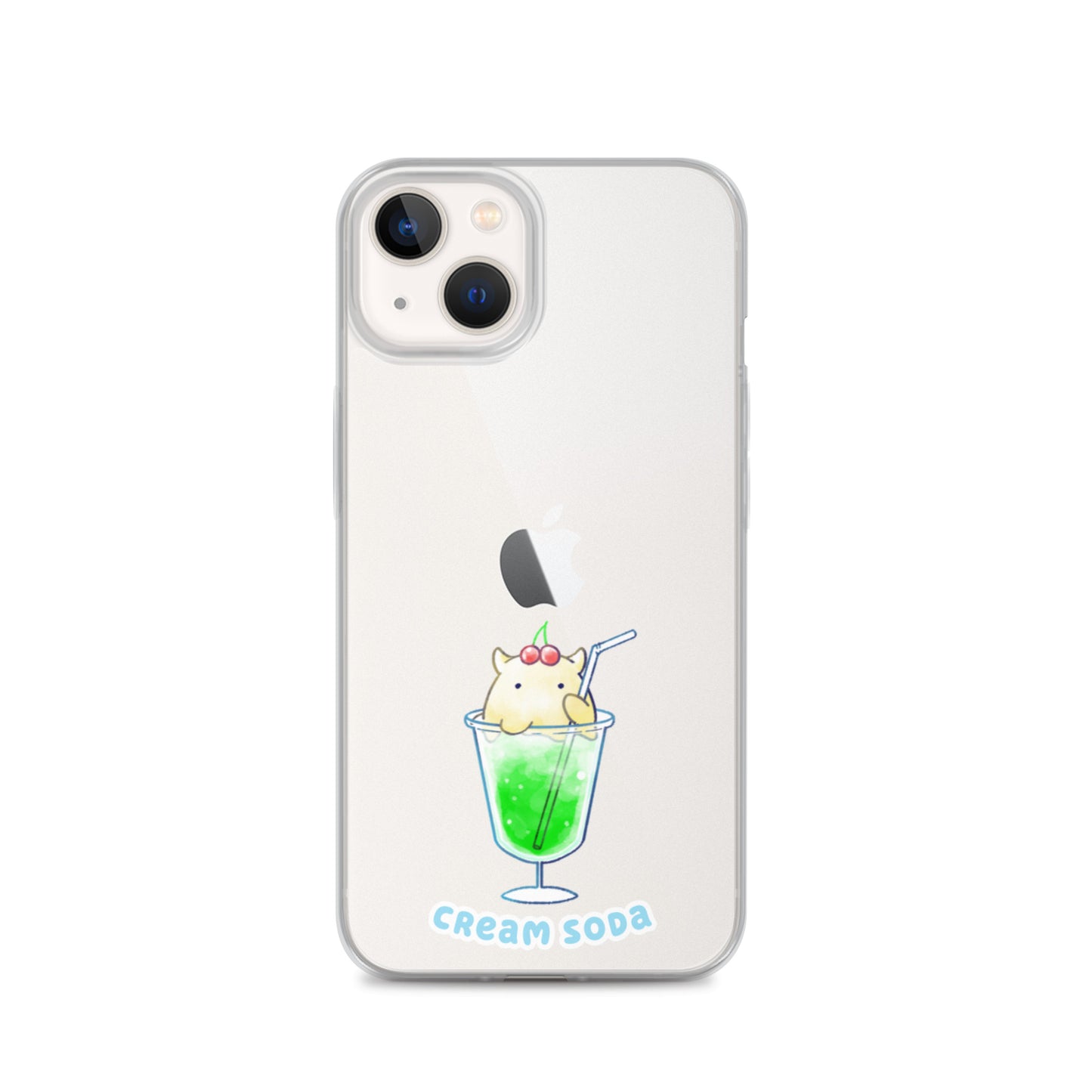 めんだこクリームソーダ スマホケース
