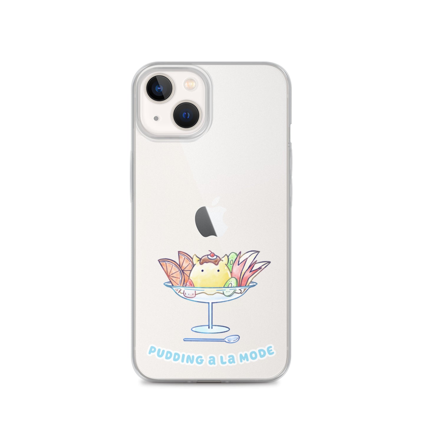 めんだこプリンアラモード スマホケース